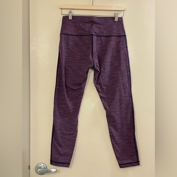 LULULEMON ATHLETICA Wunder Under Crop High Rise "21 Tight - Picture 7 of 10